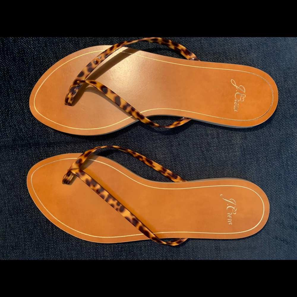 Tortoise Shell J. Crew Sandals